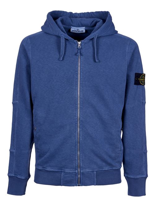 Felpa con zip STONE ISLAND | 801563160V0124